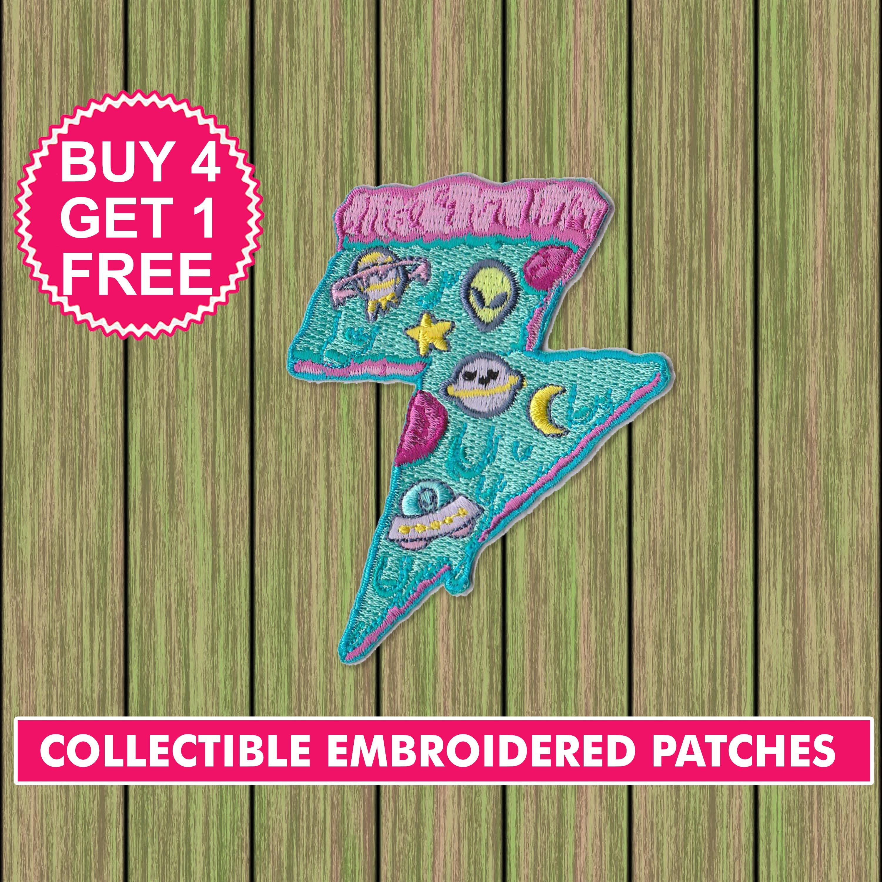 Pizza Patch - Iron On Patches - Chenille Patches