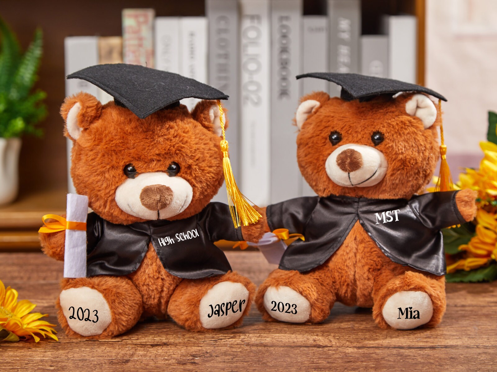 Personalized Graduation Teddy Bear 2023 Graduation Keepsake Etsy