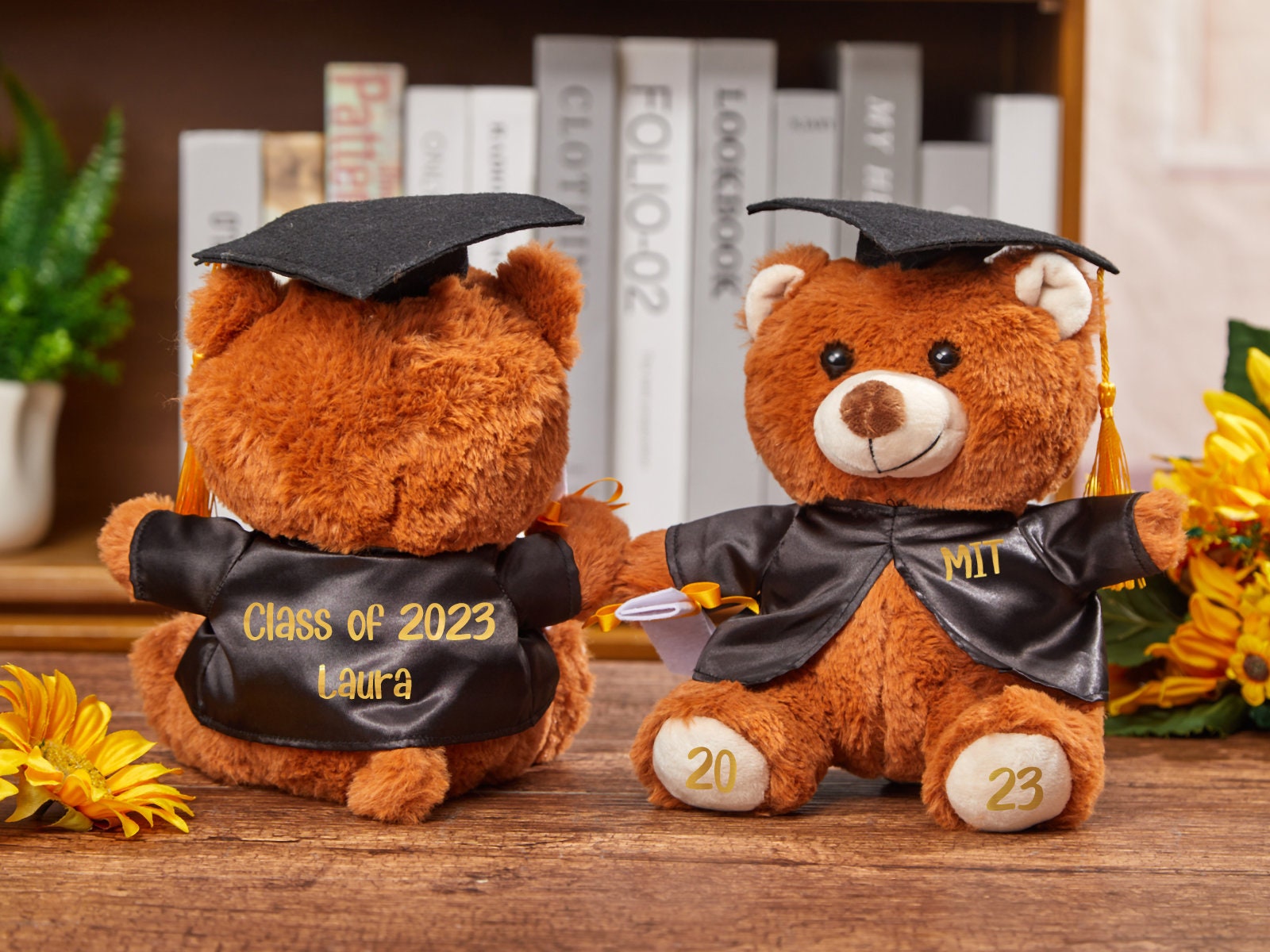 Personalized Graduation Teddy Bear 2023 Graduation Keepsake Etsy