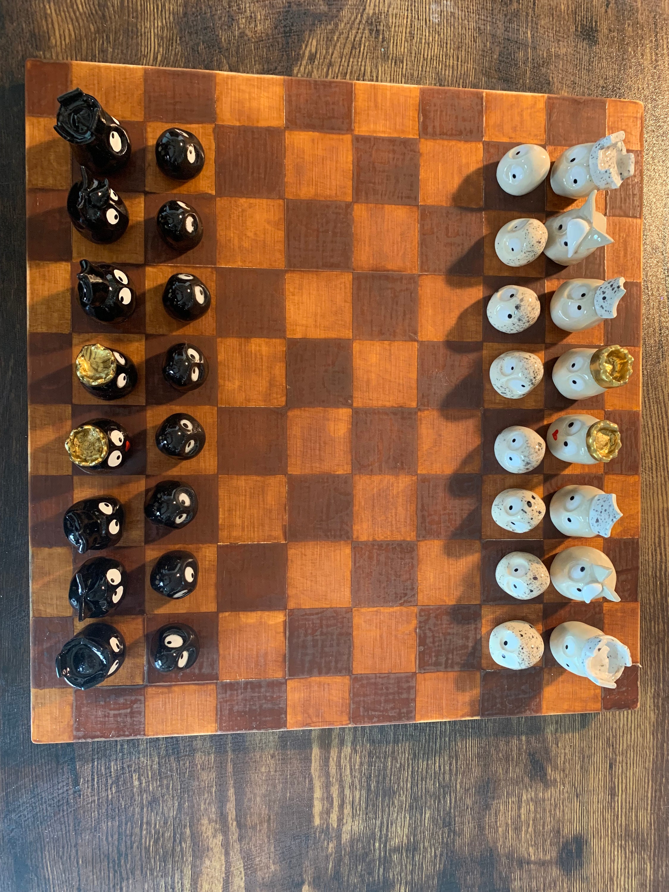 Ceramic chess set - Etsy 日本