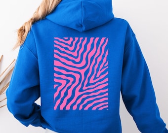 Zebra Print Hoodie – Modern Design Statement Sweater