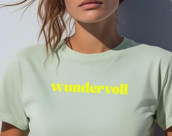 Wundervoll Graphic T-Shirt – Modern Minimal Design – Sustainable Tee