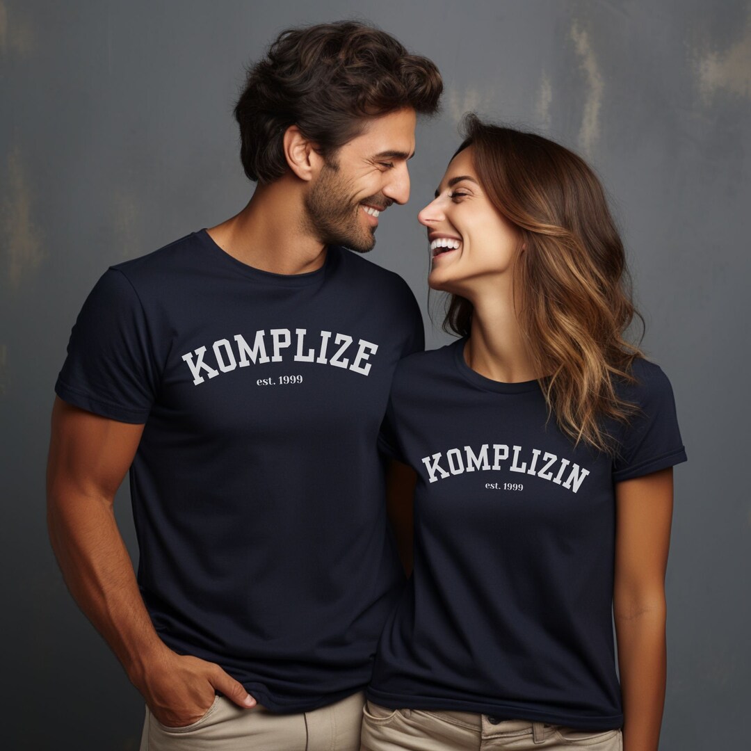 Partner Tshirt Komplize, Unisex Tshirt, Paar Shirt, Hochzeitstag