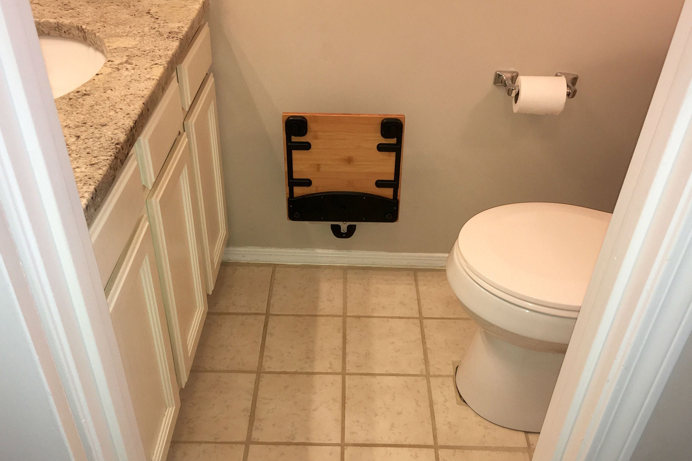 Bathroom Scale Holder Wall Mounting Bracket for Bathroom Scale Storage and  Use That is Easy to Use and Easy to Install for Any Bathrooom 
