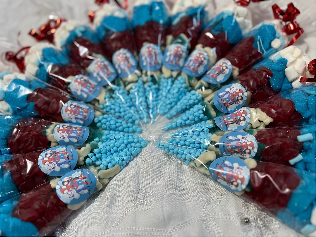 Spidey, Adesivo Con Testo Personalizzato 5X7 Cm Per Eventi Infantili