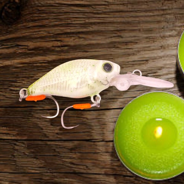 Artisanale Swimbait Fish "Candle" - Hard kunstaas voor forel, baars en snoek