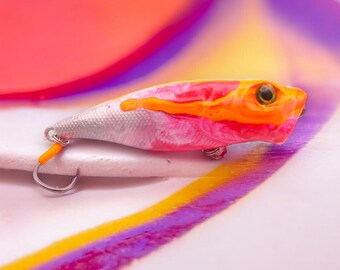 Découvrez La "Gouache" - Le Popper Hunter Artisanal Unique pour la Pêche des Carnassiers