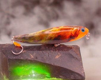 Voici "Fusion" - Stickbait Flottant Artisanal pour Pêche du Black-Bass