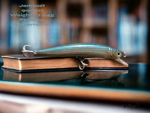 Jerkbait for Pike, Made by Hand. Realistic Imitation of an Bleak