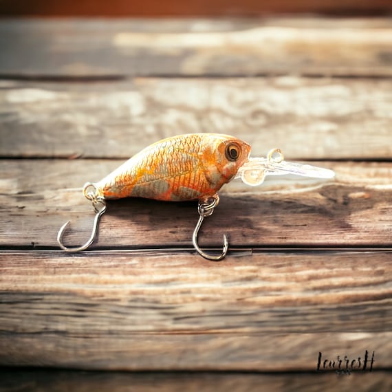 Trout Fishing Lure golden Sunset Handcrafted for Exceptional