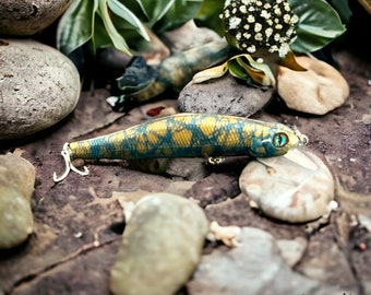 Jerkbait &quot;Flash Gordon Azur&quot;: Zander fishing lure made by experts - Ideal for stalking pike!