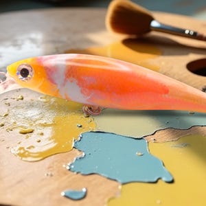 “Twilight Palette” Handcrafted Jerkbait – Painted to Seduce, Ready to Catch