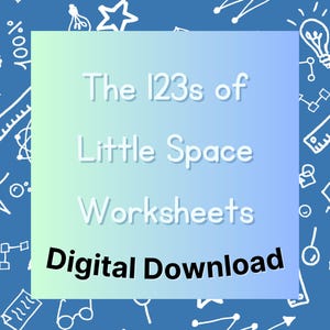 Die 123er der Little Space Arbeitsblätter