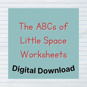 The ABCs of Little Space Worksheets