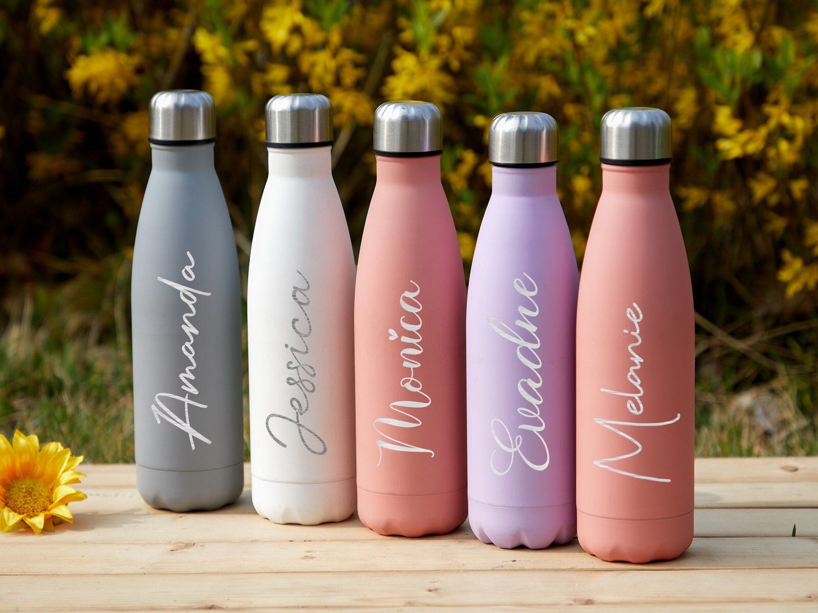 Children's Drinking Bottle Personalized With Name Made of Stainless Steel /  Kita / Trixie / Kindergarten Bottle / Water Bottle / School / Children's  Gift 
