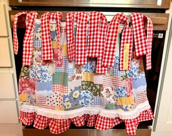 Handmade Oven skirt, 100% Cotton, Standard Oven Fit