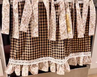Handmade Oven skirt, 100% Cotton, Standard Oven Fit