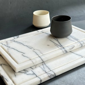 Viola Spider Marble Decor Trays, Marble Table Centerpiece, Marble Home Decor, Coffee Table Marble Trays, Bathroom Organizer Trays