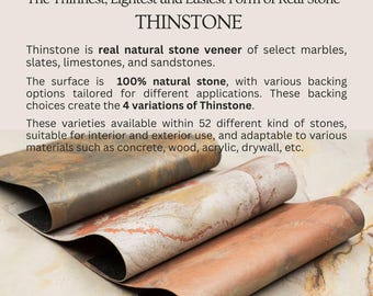 Custom Cut Fabricback Thinstone