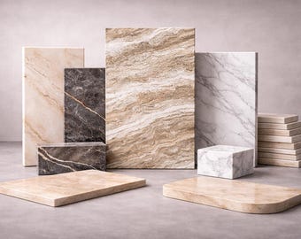 Custom Marble Piece Fantasy Brown Marble, Made to Order, Send Dimensions for Quote
