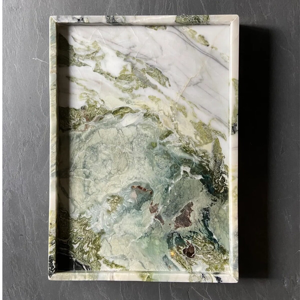 Ice Green Marble Small Tray