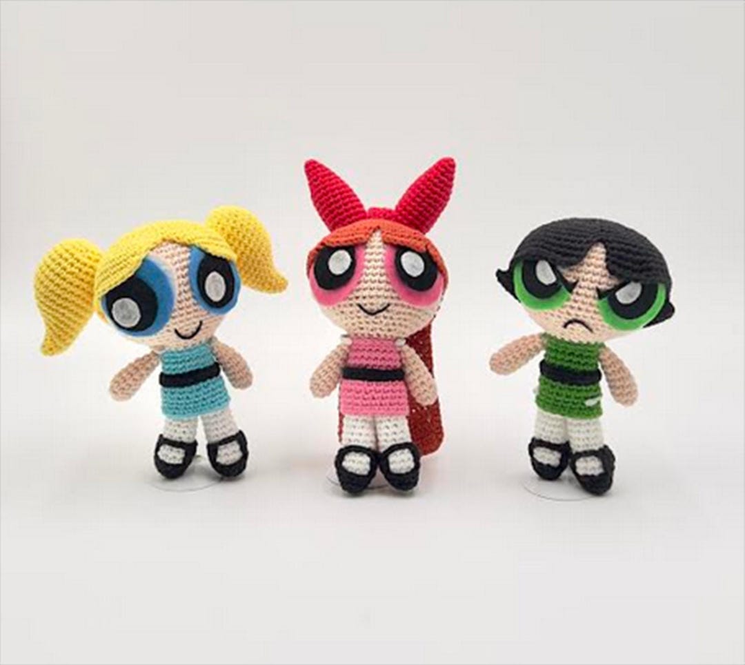 Powerpuff Girls Crochet Pattern - Etsy Australia