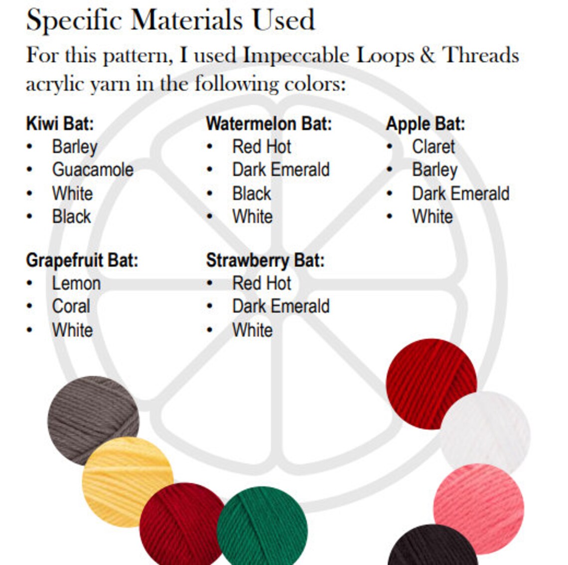 Fruit Bat Crochet Pattern Etsy