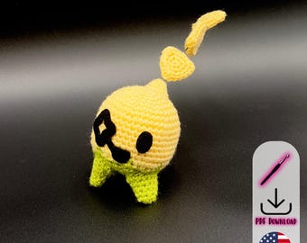 Fairy Companion Amigurumi Crochet Pattern PDF, Tri Zelda Adventure Sprite