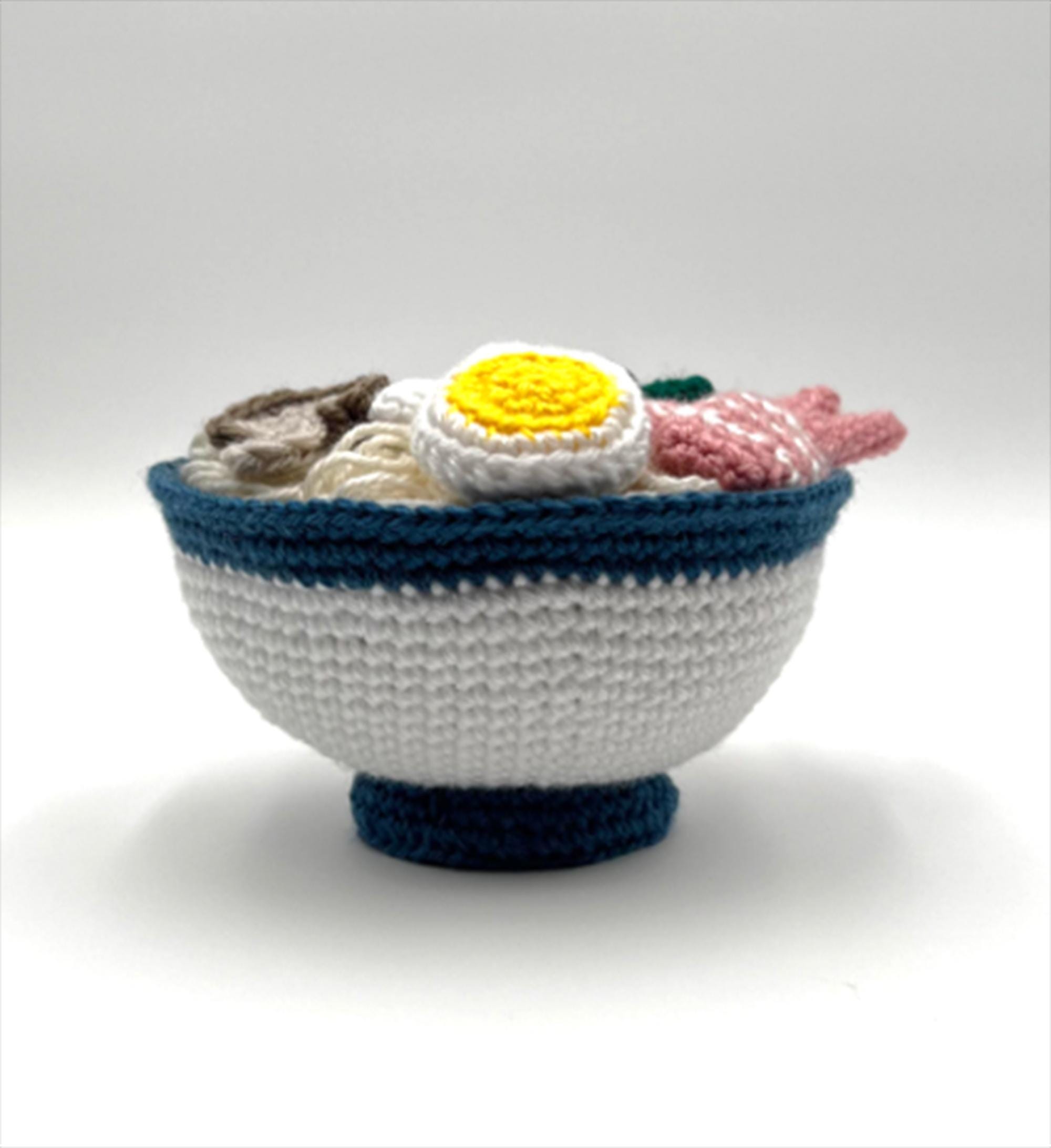 Crochet Small Rice Bowl Pattern Ramen Bowl Crochet Pattern - Etsy