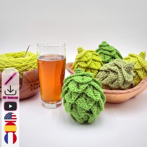 Hops Flower Crochet Pattern