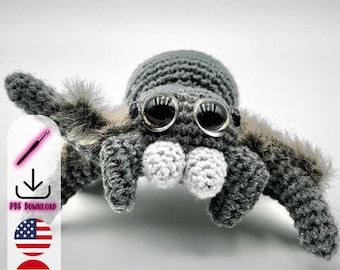 Jumping Spider Crochet Pattern