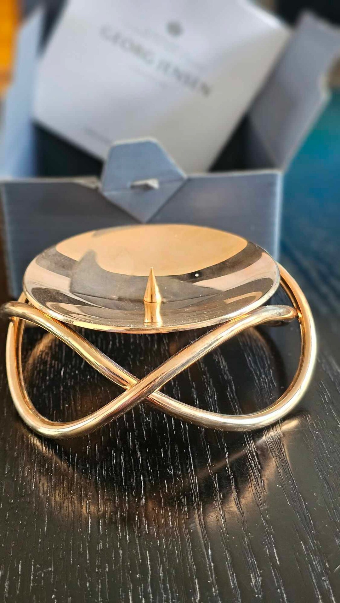 JENSEN Glow Candle Holder 18 Kt Rose Gold Plated. Etsy