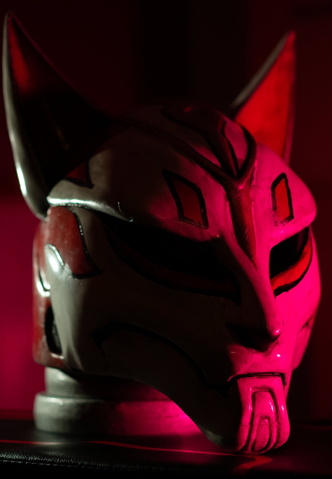 Destiny 2 Inspired Painted Kitsune Hood 3D Printed Wearable Etsy