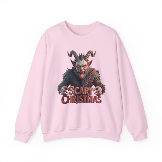 Krampus Christmas Crewneck Sweatshirt, Funny Holiday Apparel - Etsy