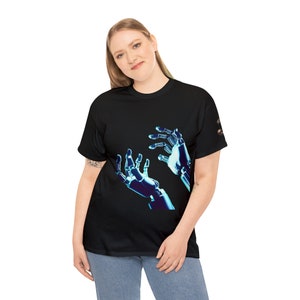 Robot Hands Graphic T-Shirt: Sci-Fi Unisex Tee