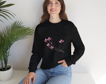 Sudadera unisex con estampado floral Heavy Blend™ - Sudadera acogedora - Ropa de invierno - Sudadera tallas grandes - Sudadera colorida