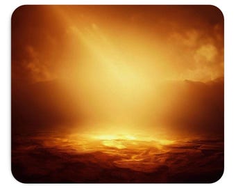 Sunset Ocean Mouse Pad, Neoprene Beach Desk Mat
