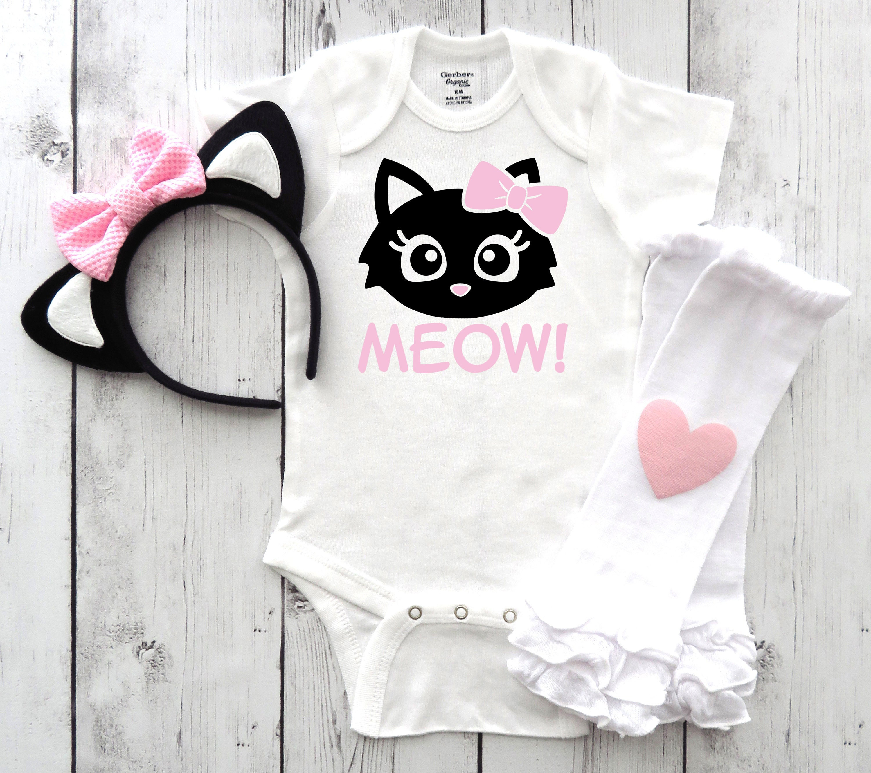 Cat Halloween Costume for Baby Girl - Toddler Halloween Costume, Kitty ...