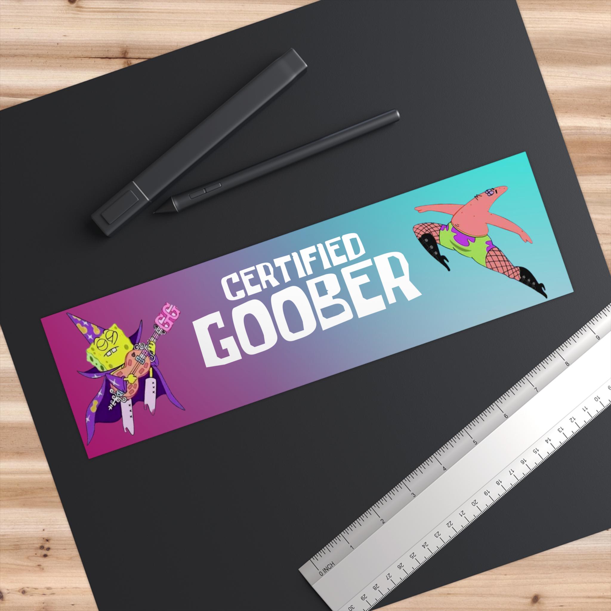 Goober Word Sticker Goober Bumper Sticker - Etsy