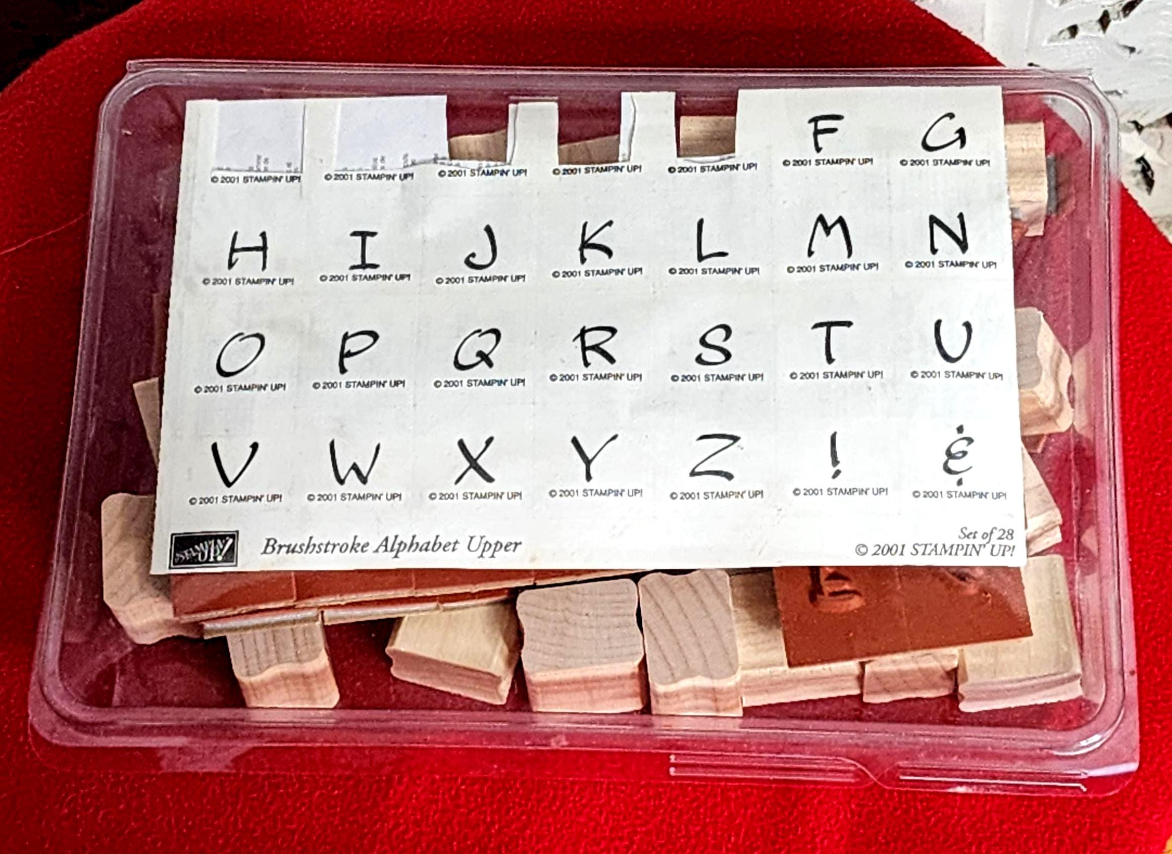 Stampin up Alphabet Stamp Sets - Etsy