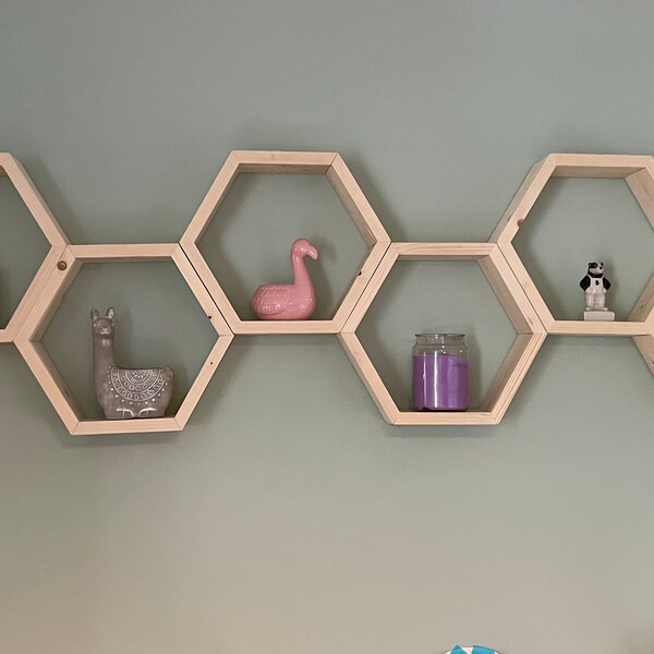 Hexagon Shelves Etsy UK