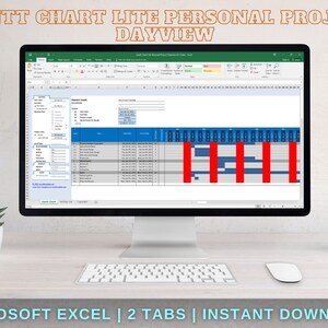 Project Planner Excel Template With Gantt Chart