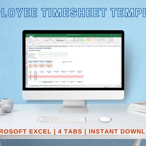 Employee Timesheet Tracking Excel Template