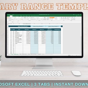 Modelo Excel de calculadora de faixa salarial