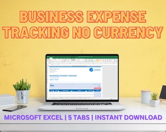 Modelo Excel de acompanhamento de despesas comerciais - qualquer moeda