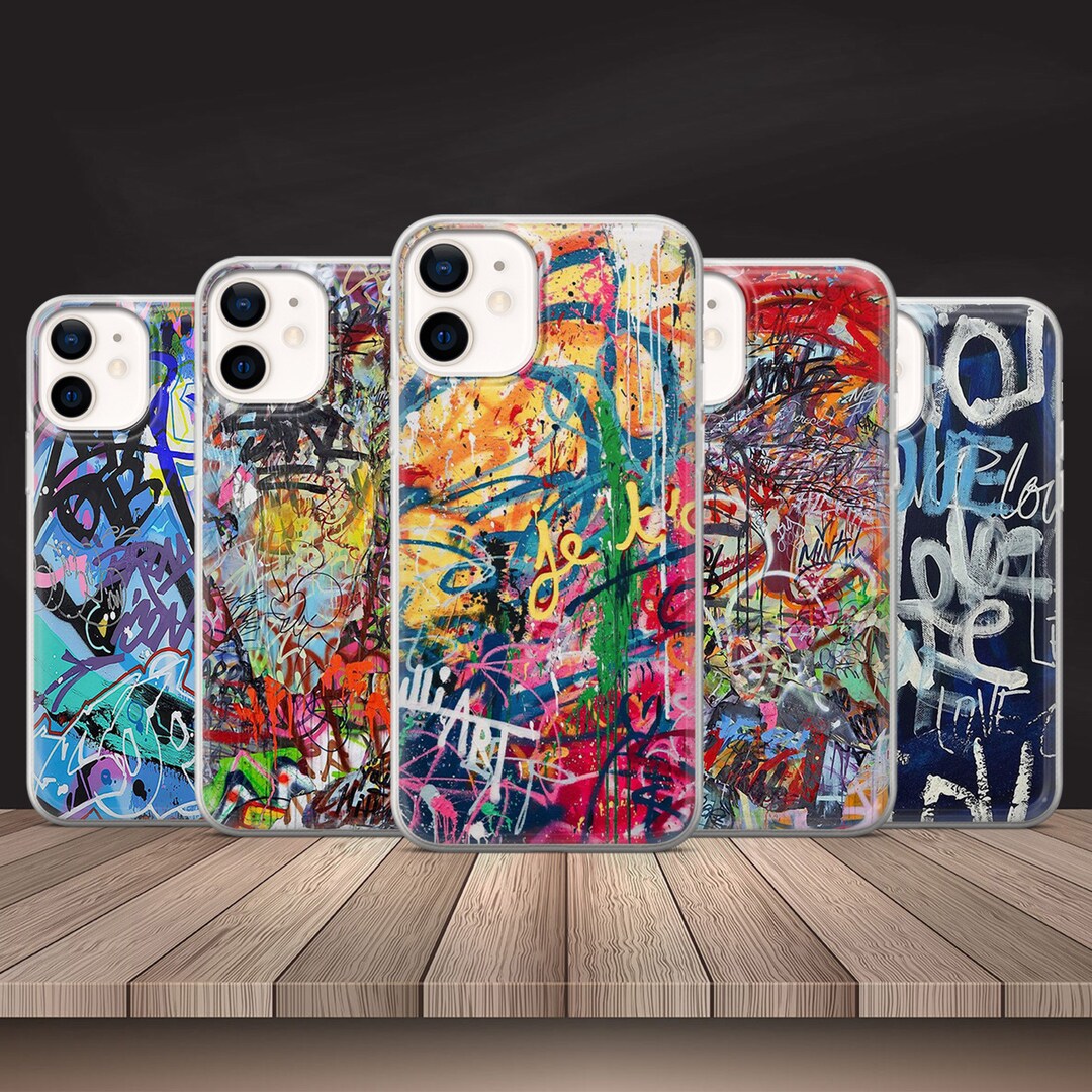 Colorful Graffiti Phone Case Colorsplash Cover Fit for Iphone Etsy UK