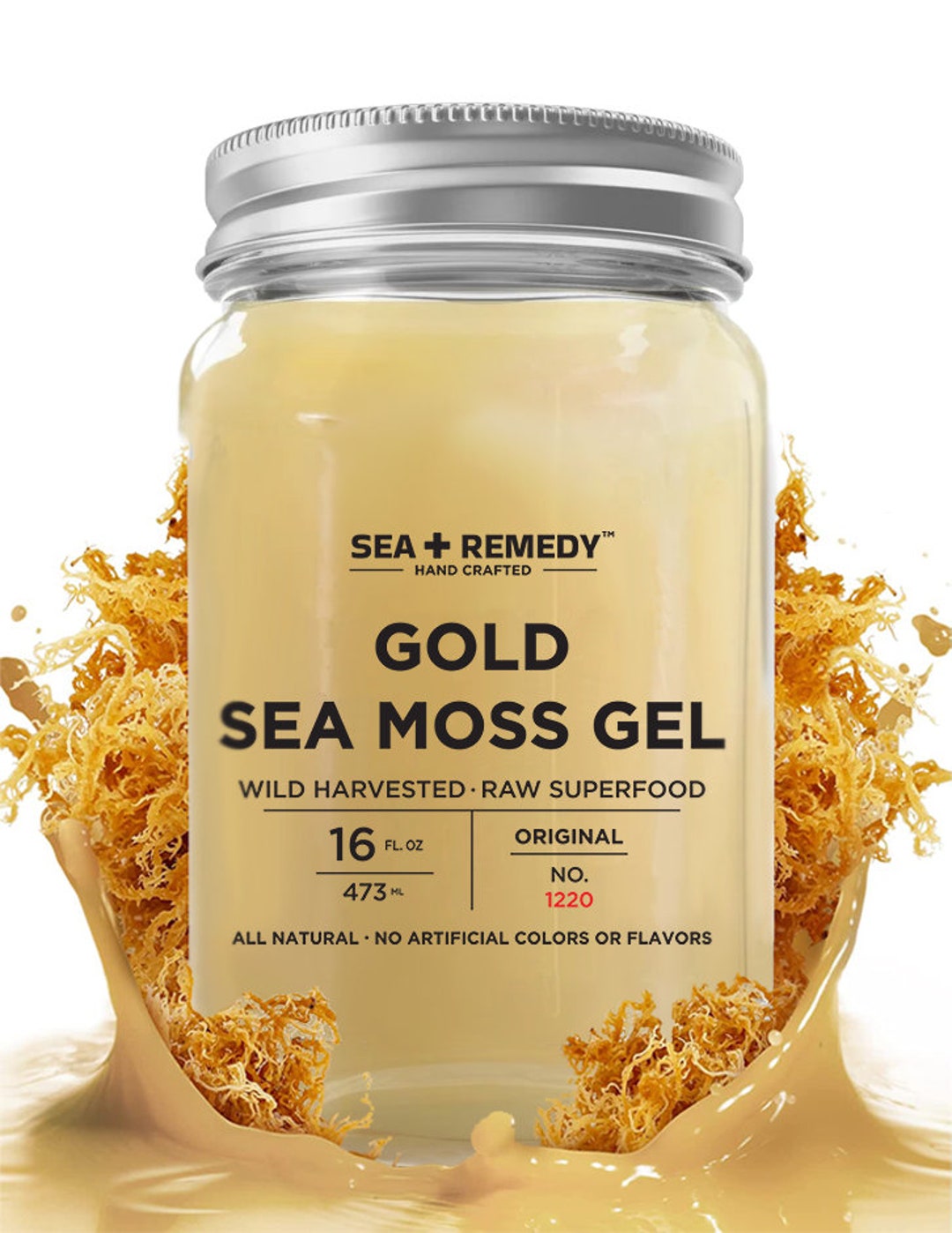 Sea Remedy Sea Moss Gel Raw Wildcrafted Natural Health - Etsy