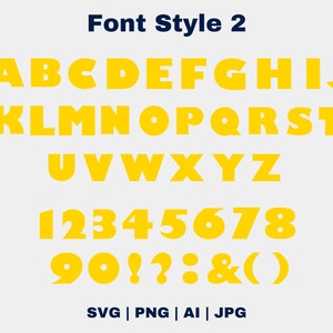 Toy Story Letters svg