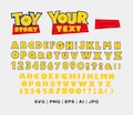 Toy Story Font SVG, Toy Story Alphabet SVG, Toy Story Letters Numbers Punctuation SVG Png Ai Eps Jpg Digital Download