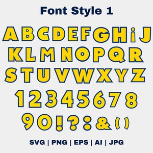 Toy Story Alphabet SVG